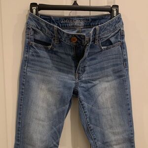 American Eagle Outfitters High Rise Blue Jeans